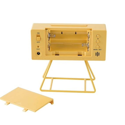 Seiko Table Clock Classic Yellow Plastic - QHL062YN