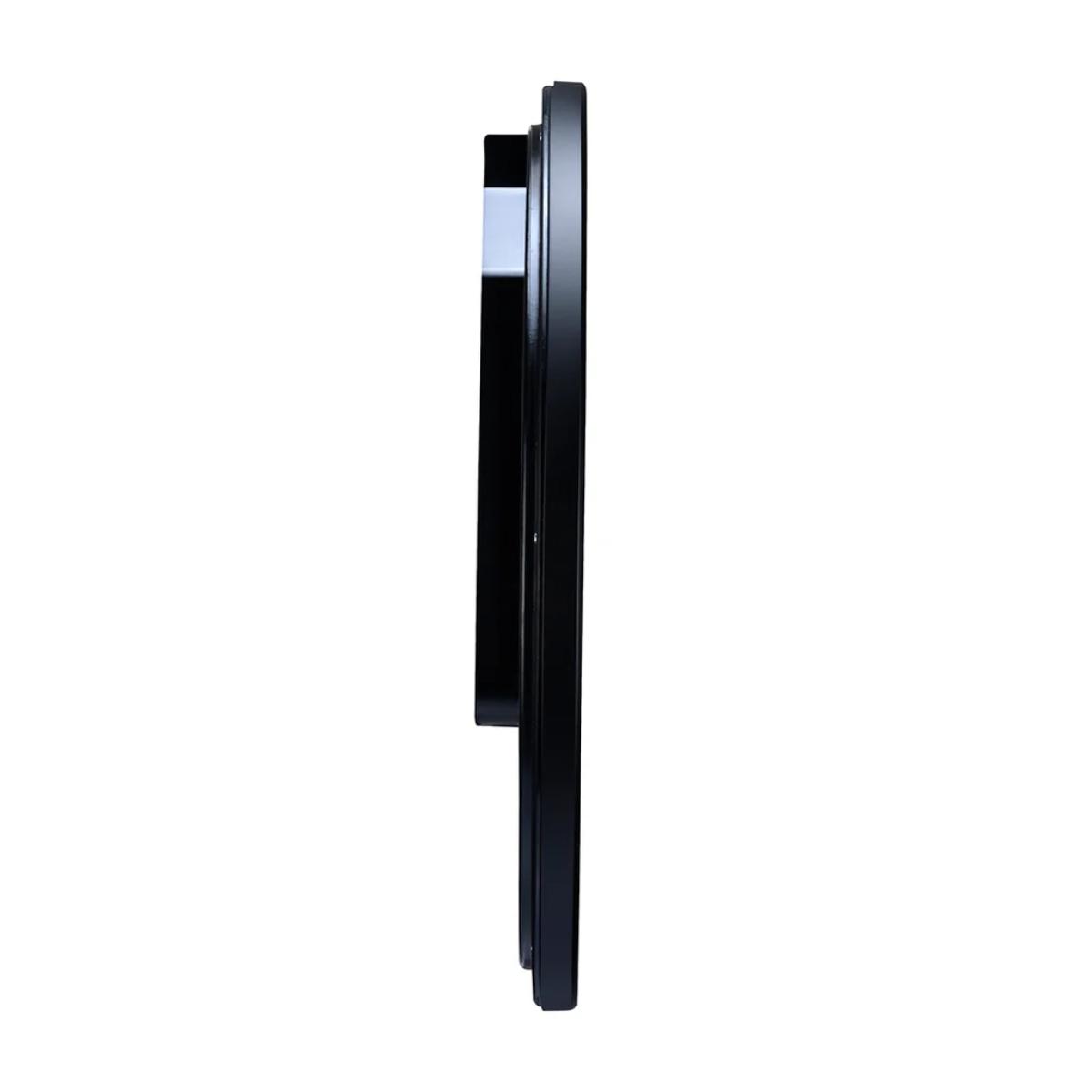 Seiko Wall Clock Matt Black Plastic With Black Dial QXA812K