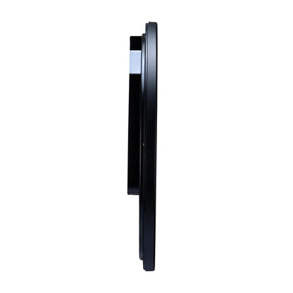 Seiko Wall Clock Matt Black Plastic With Black Dial QXA812K
