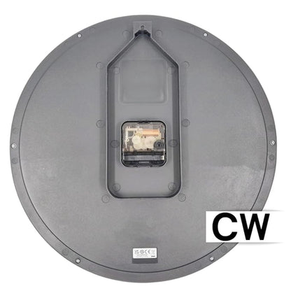 Seiko Wall Clock Beautiful Round Plastic Silver Color Case QXA814ST