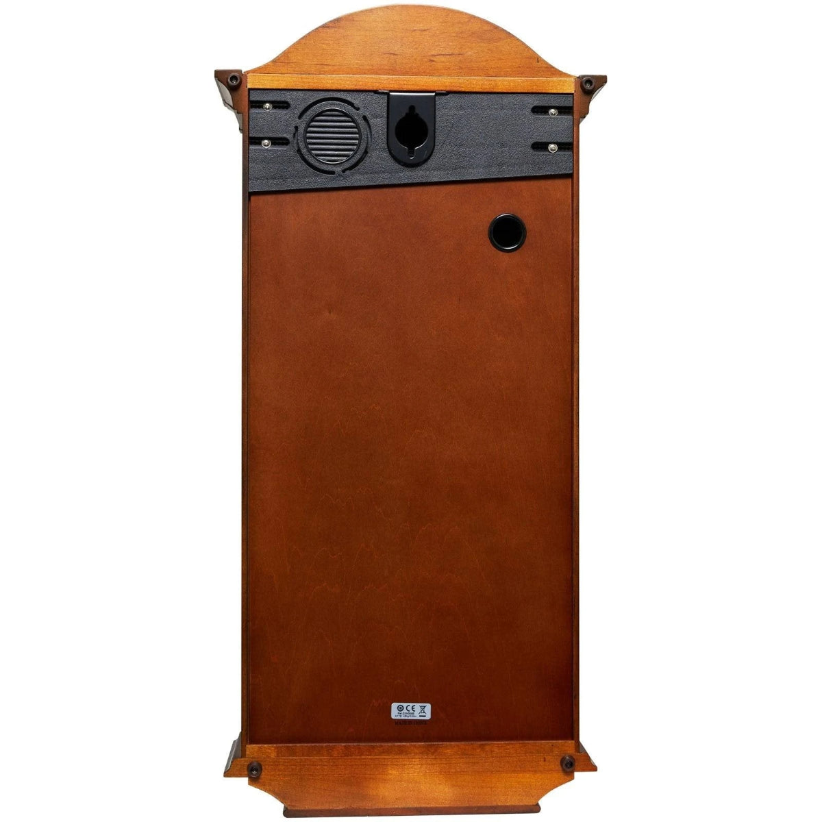 Seiko Wall Clock Elegant Vertical Wooden Brown Color Analog Pendulum QXH066BN