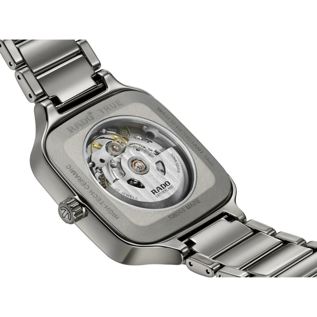 RADO True Square Analog Ceramic Automatic Unisex Watch R27083712