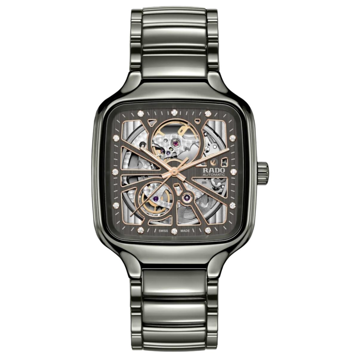 RADO True Square Analog Ceramic Automatic Unisex Watch R27083712