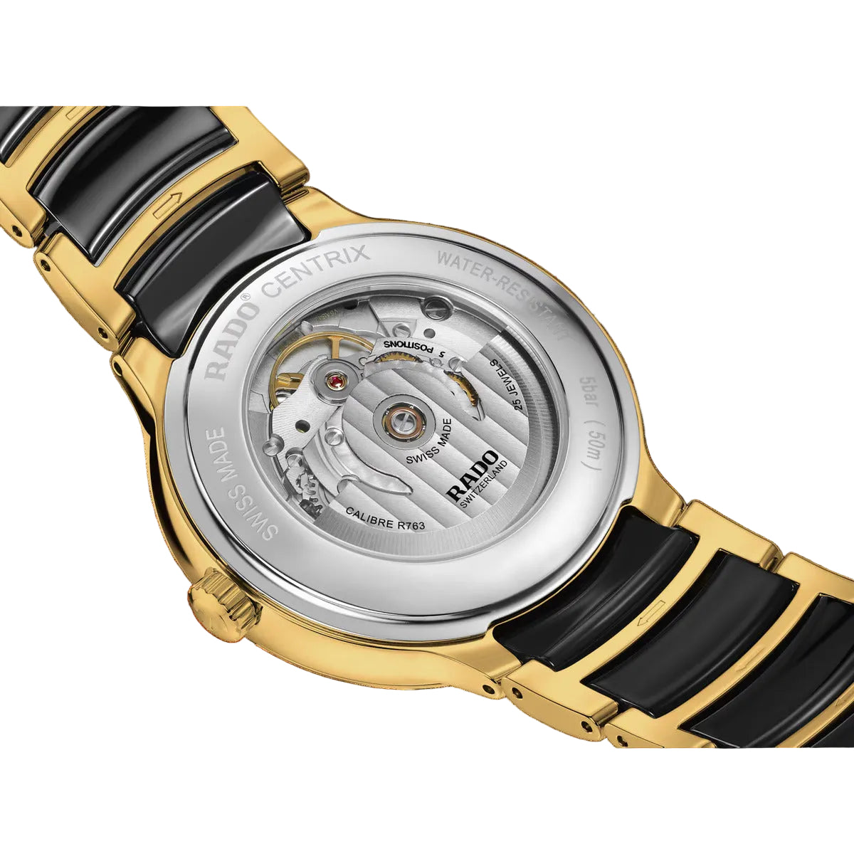 RADO Centrix Black Dial Analog Automatic Ceramic Unisex Watch R30008742