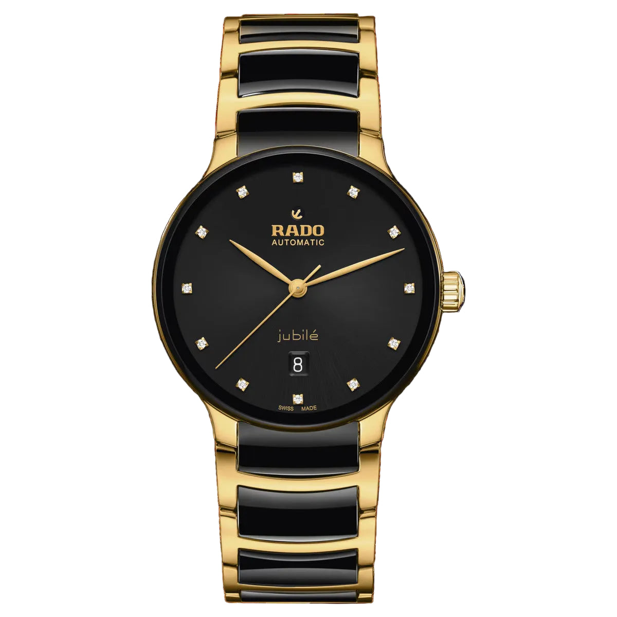 RADO Centrix Black Dial Analog Automatic Ceramic Unisex Watch R30008742