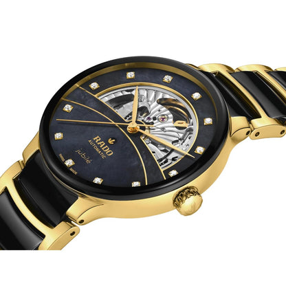 RADO Centrix Black Dial Analog Titanium Automatic Men's Watch R30008902