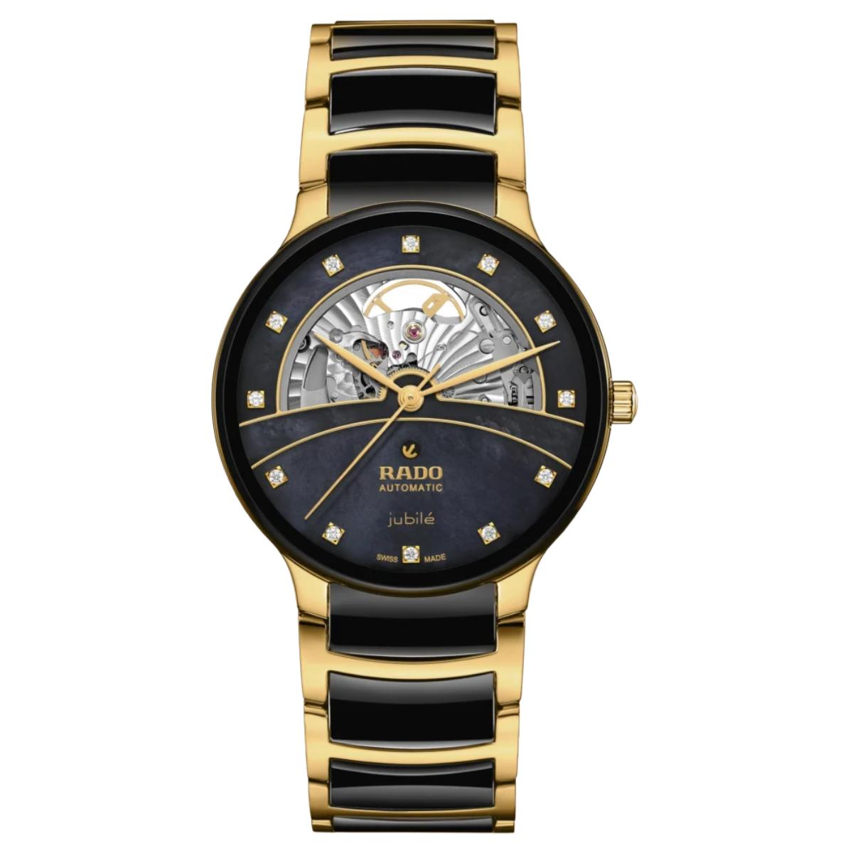 RADO Centrix Black Dial Analog Titanium Automatic Men's Watch R30008902