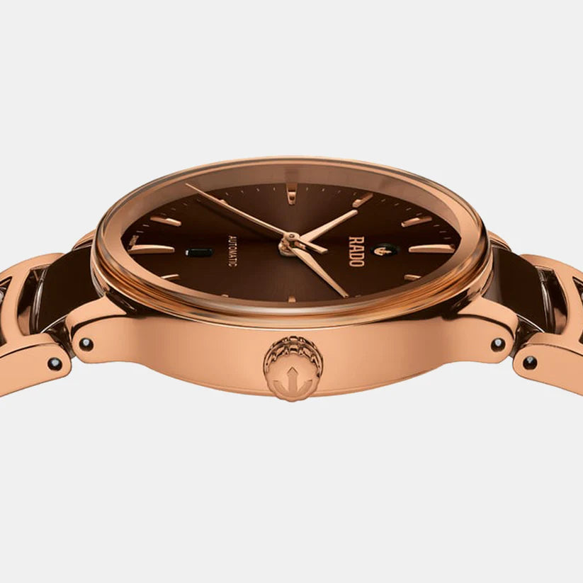 RADO Centrix Women Brown Analog Stainless Steel Watch R30024302