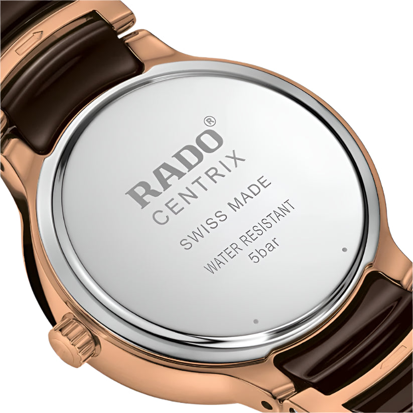 RADO Centrix Women Brown Analog Stainless Steel Watch R30024302