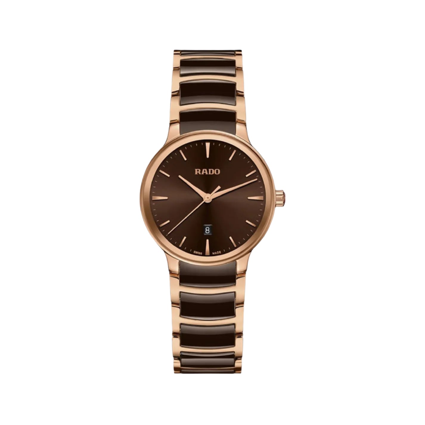RADO Centrix Women Brown Analog Stainless Steel Watch R30024302