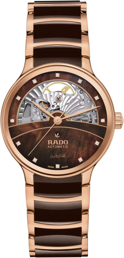 RADO Centrix Automatic Diamonds Open Heart Women Watch R30029902