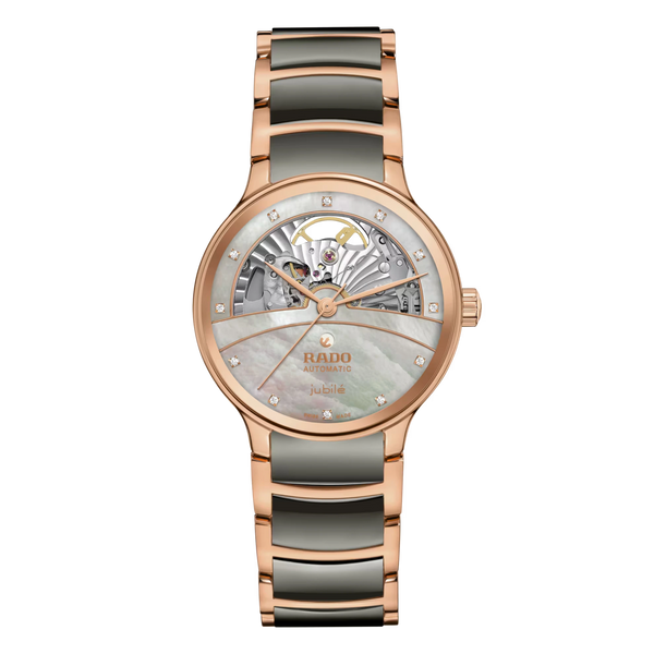 RADO Centrix Automatic Diamonds Open Heart Women Watch R30029912