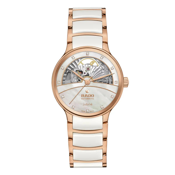RADO Centrix Automatic Diamonds Open Heart Women Watch R30029922