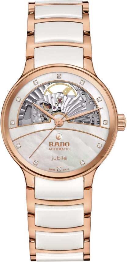 RADO Centrix Automatic Diamonds Open Heart Women Watch R30029922