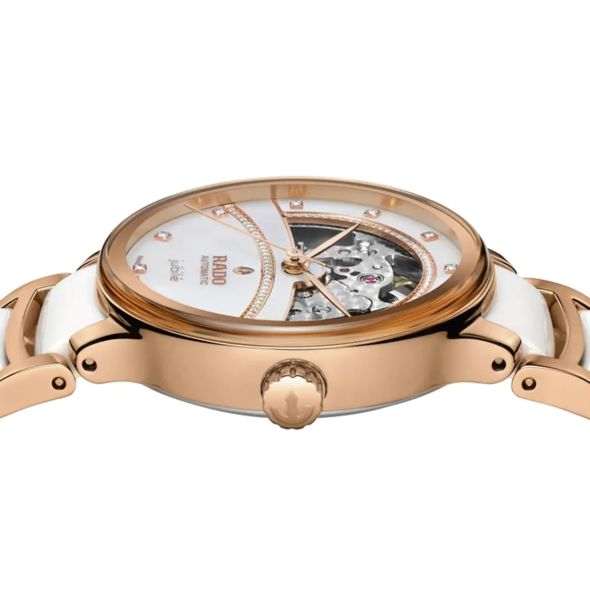 RADO Centrix Automatic Diamonds Open Heart Women's Watch R30029932