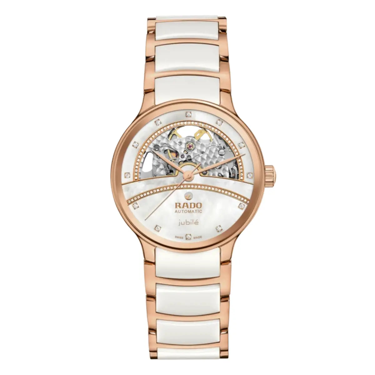 RADO Centrix Automatic Diamonds Open Heart Women's Watch R30029932
