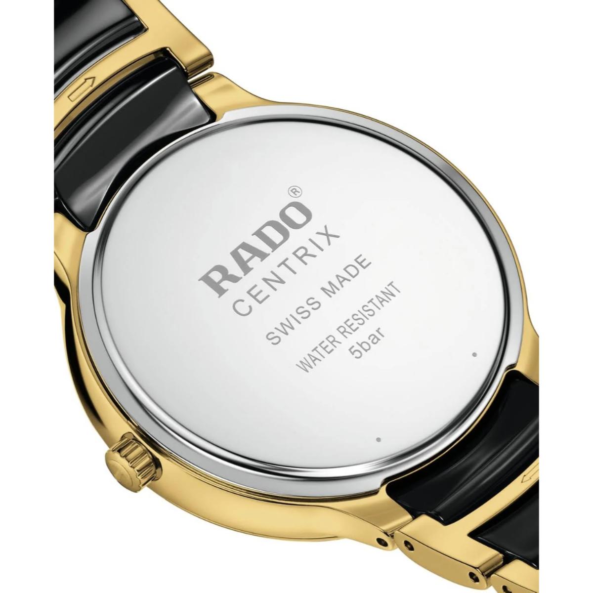 RADO Centrix Quartz Black Dial Analog Ceramic Women's Watch R30039712