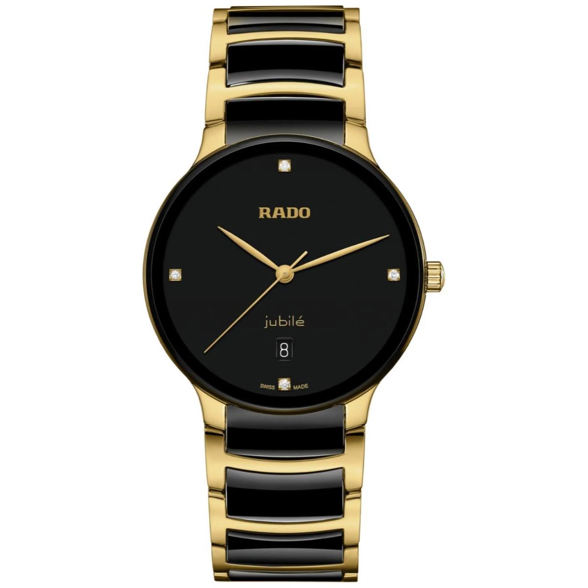 RADO Centrix Quartz Black Dial Analog Ceramic Women's Watch R30039712