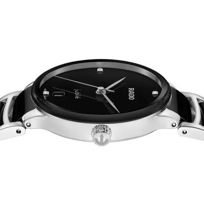 RADO Centrix Quartz Black Dial Analog Ceramic Women's Watch R30040712
