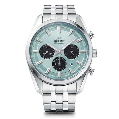 ORIENT Contemporary Blue Dial Analog Chronograph Men’s Watch RA-TX0304L
