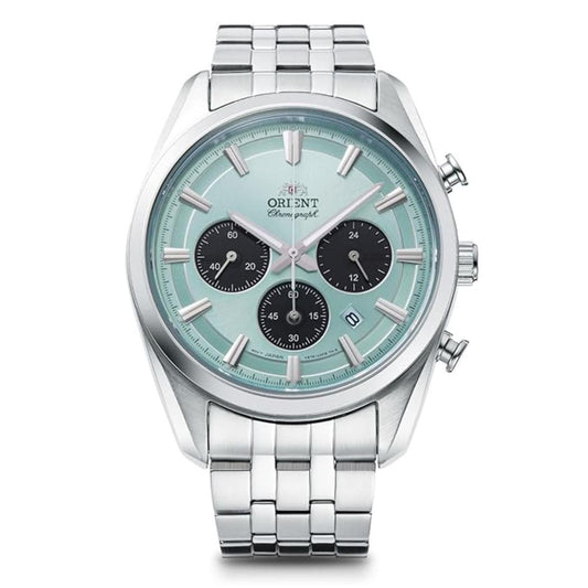 ORIENT Contemporary Blue Dial Analog Chronograph Men’s Watch RA-TX0304L