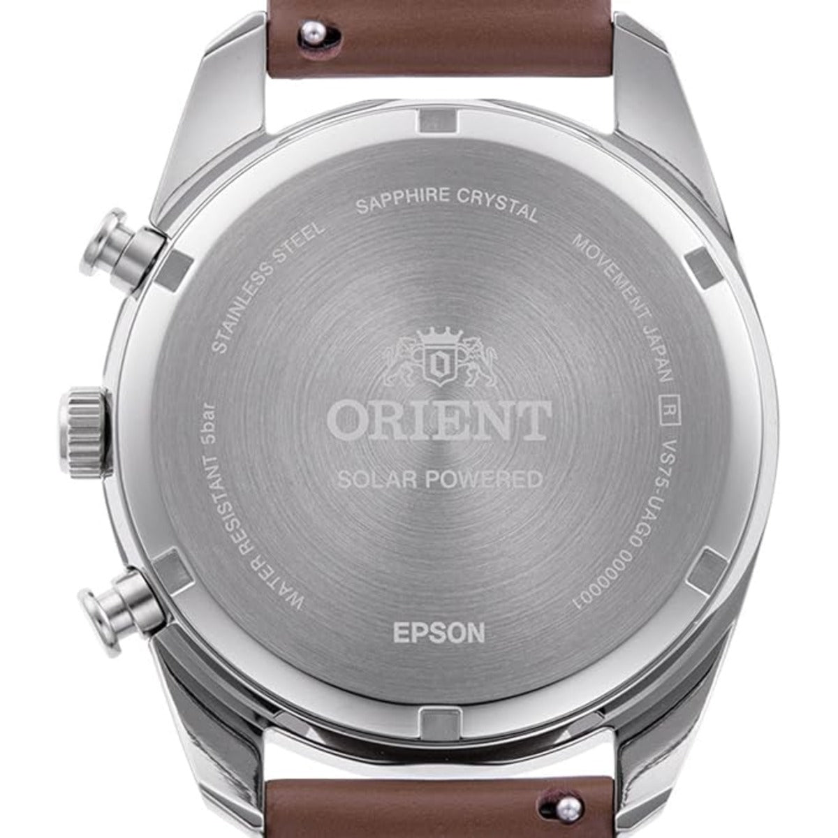 ORIENT Contemporary White Dial Analog Chronograph Men’s Watch RA-TX0306S