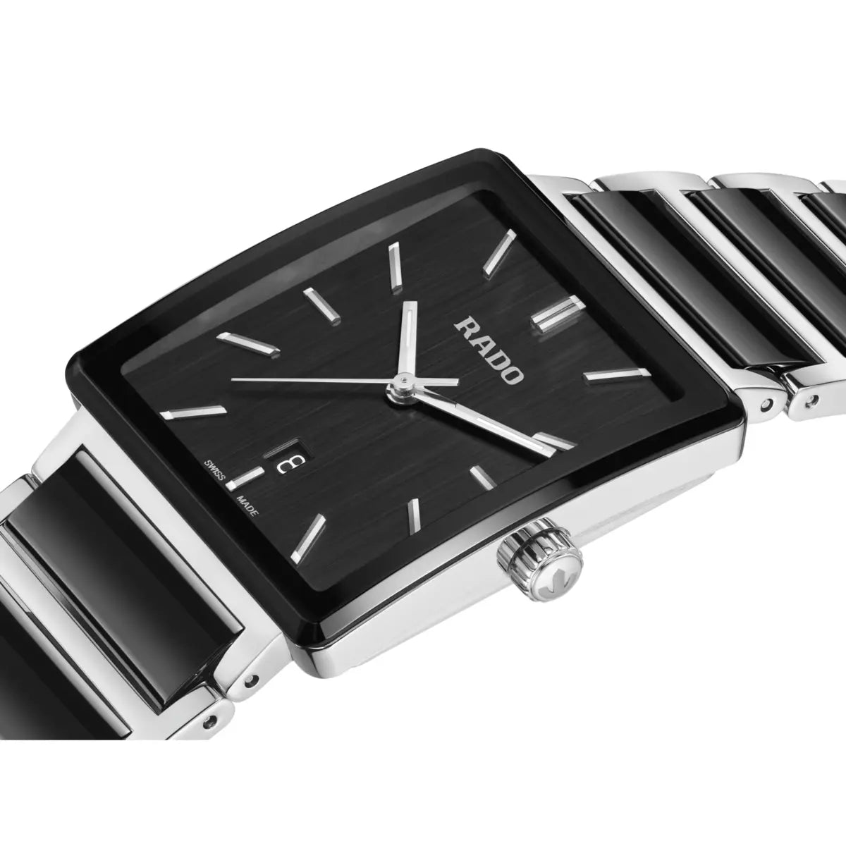 RADO Quartz Integral Black Square Dial Analog Men's Watch R20255162