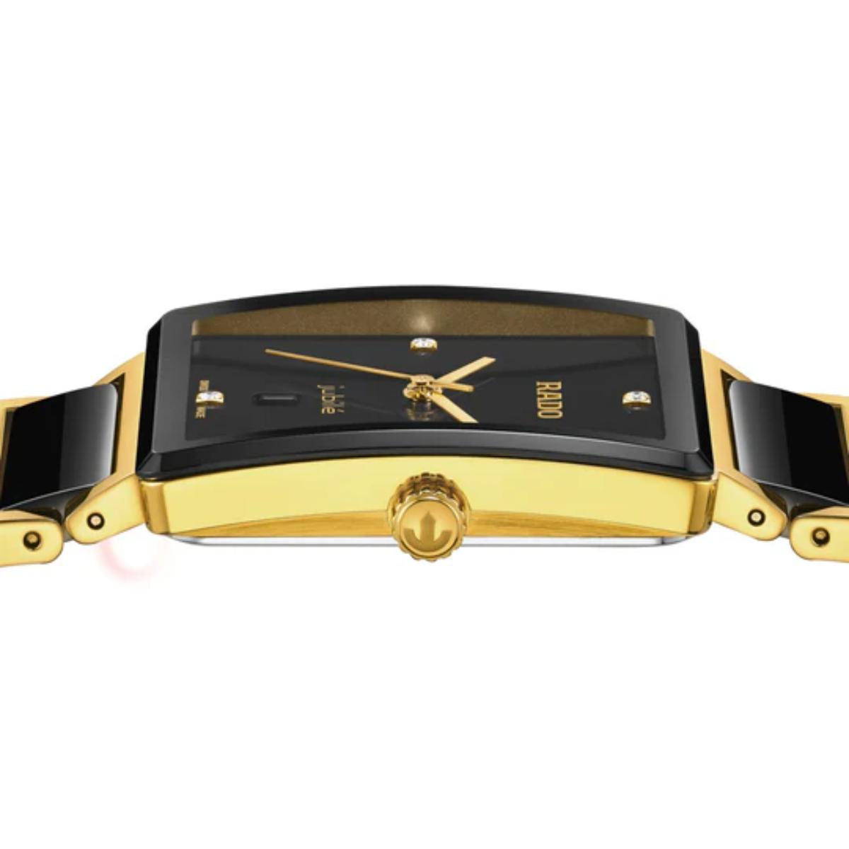 RADO Quartz Integral Diamonds Black Dial Analog Men's Watch R20256712