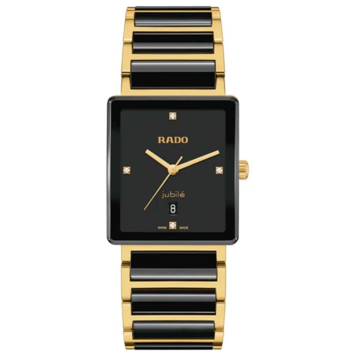 RADO Quartz Integral Diamonds Black Dial Analog Men's Watch R20256712