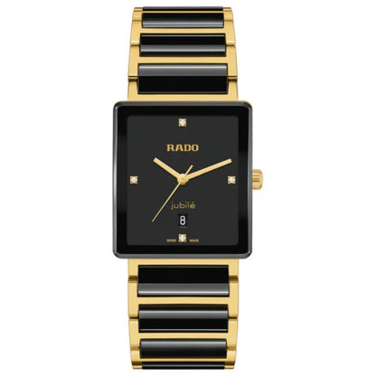RADO Quartz Integral Diamonds Black Dial Analog Men's Watch R20256712