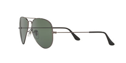 Ray-Ban RB3025I 004/58 Aviator Sunglasses – Silver Frame, Polarized Green Lenses, 58mm Medium Size