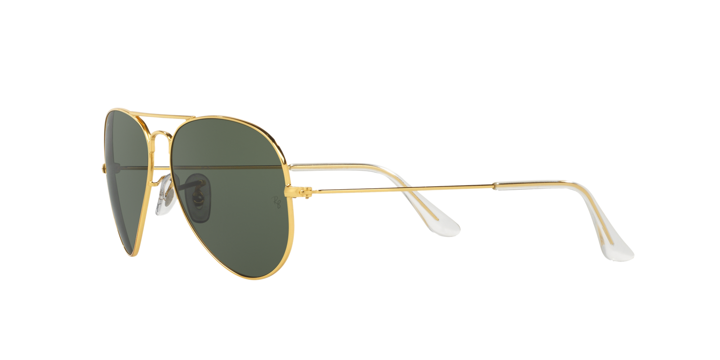 Ray-Ban Gold Full Rim Aviator Sunglasses RB3025I 0015 55 – Classic Stylish Eyewear