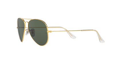 Ray-Ban Gold Full Rim Aviator Sunglasses RB3025I 0015 55 – Classic Stylish Eyewear