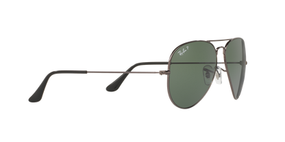 Ray-Ban RB3025I 004/58 Aviator Sunglasses – Silver Frame, Polarized Green Lenses, 58mm Medium Size