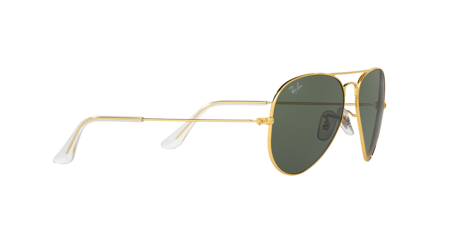 Ray-Ban Gold Full Rim Aviator Sunglasses RB3025I 0015 55 – Classic Stylish Eyewear