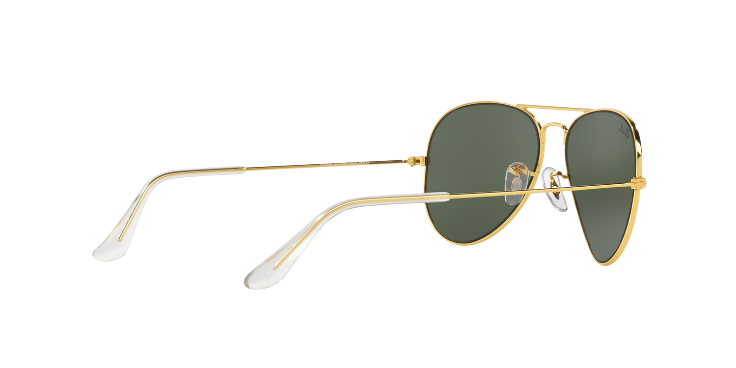 Ray-Ban Gold Full Rim Aviator Sunglasses RB3025I 0015 55 – Classic Stylish Eyewear