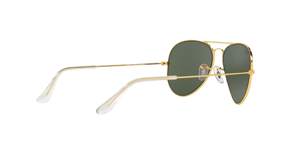 Ray-Ban Gold Full Rim Aviator Sunglasses RB3025I 0015 55 – Classic Stylish Eyewear