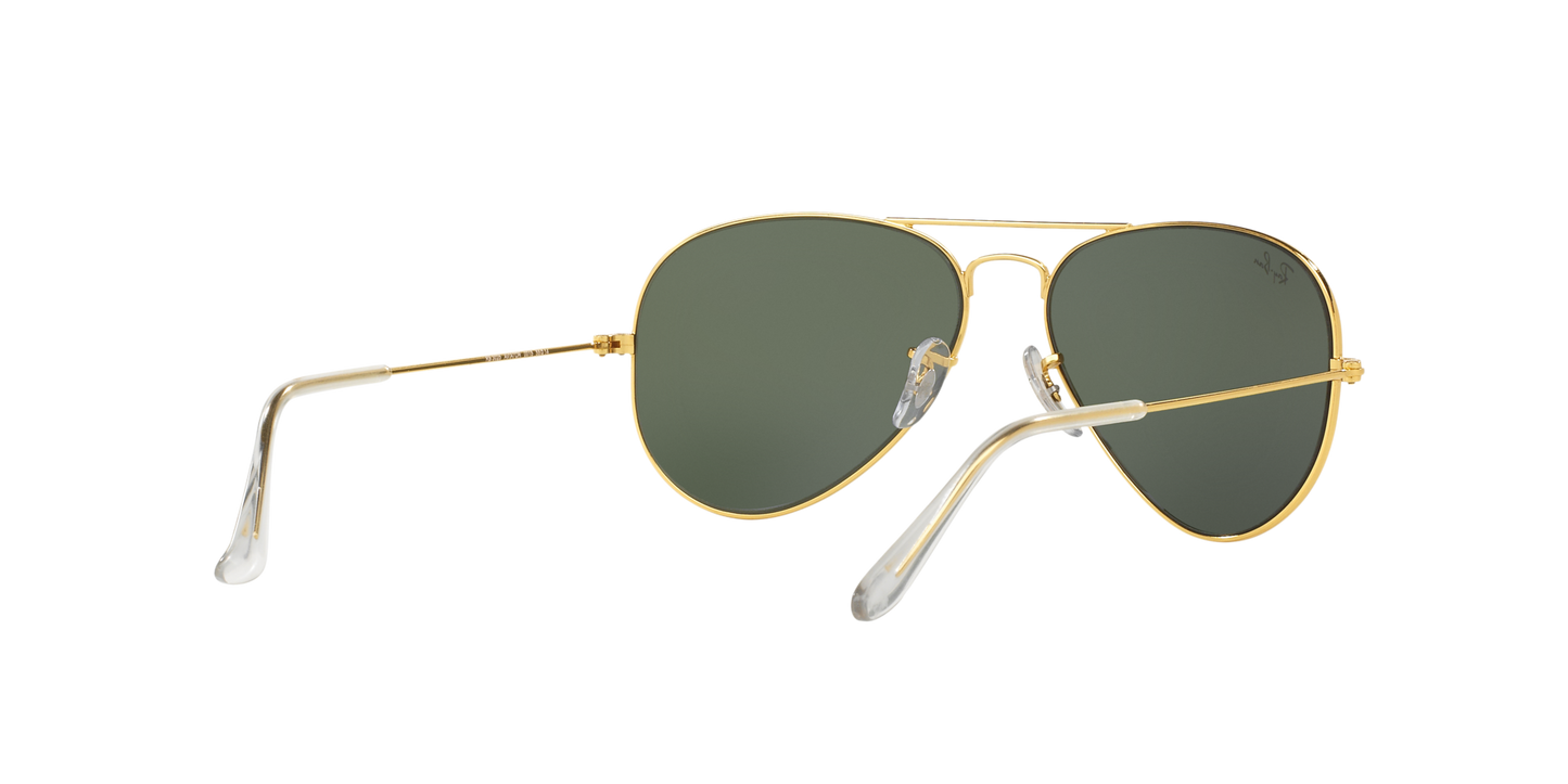 Ray-Ban Gold Full Rim Aviator Sunglasses RB3025I 0015 55 – Classic Stylish Eyewear
