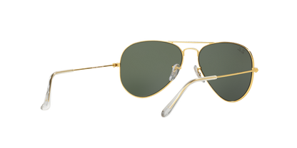 Ray-Ban Gold Full Rim Aviator Sunglasses RB3025I 0015 55 – Classic Stylish Eyewear