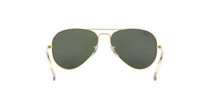 Ray-Ban Gold Full Rim Aviator Sunglasses RB3025I 0015 55 – Classic Stylish Eyewear