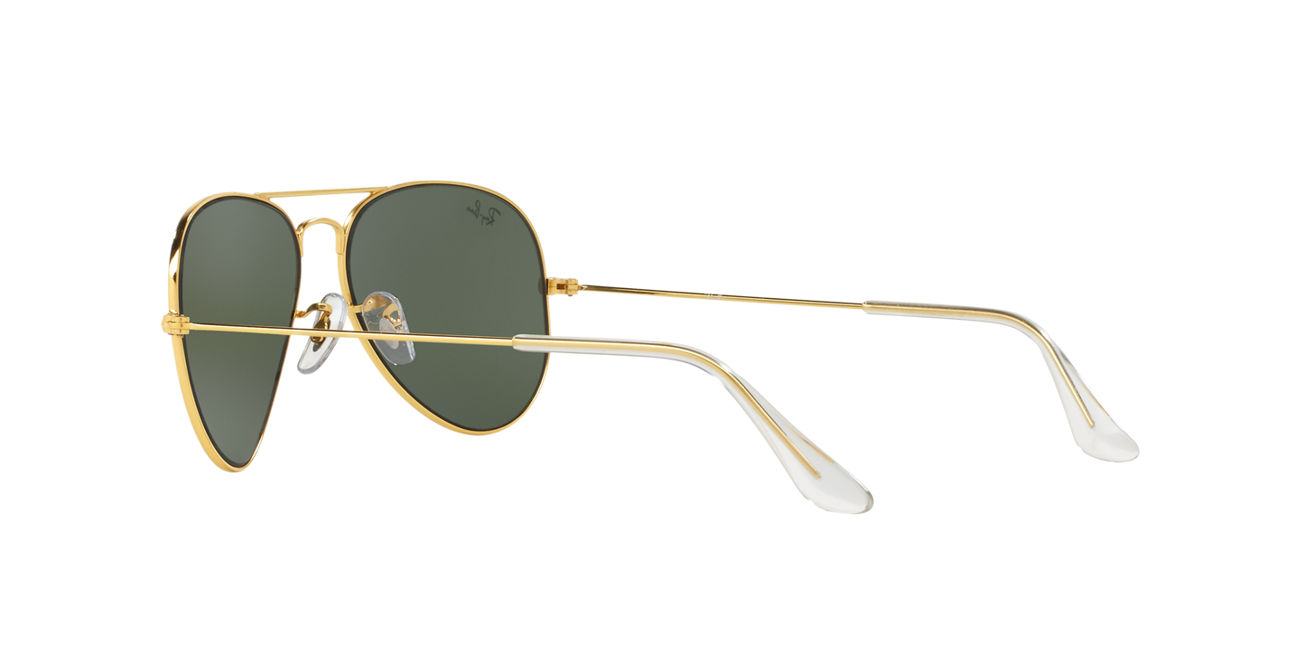 Ray-Ban Gold Full Rim Aviator Sunglasses RB3025I 0015 55 – Classic Stylish Eyewear