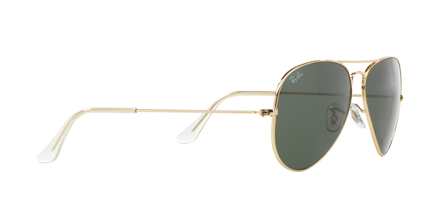 Ray-Ban Aviator Classic Sunglasses RB3025I L0205 58 – Timeless Gold Frame with G-15 Green Lenses