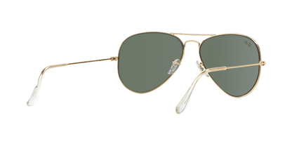 Ray-Ban Aviator Classic Sunglasses RB3025I L0205 58 – Timeless Gold Frame with G-15 Green Lenses