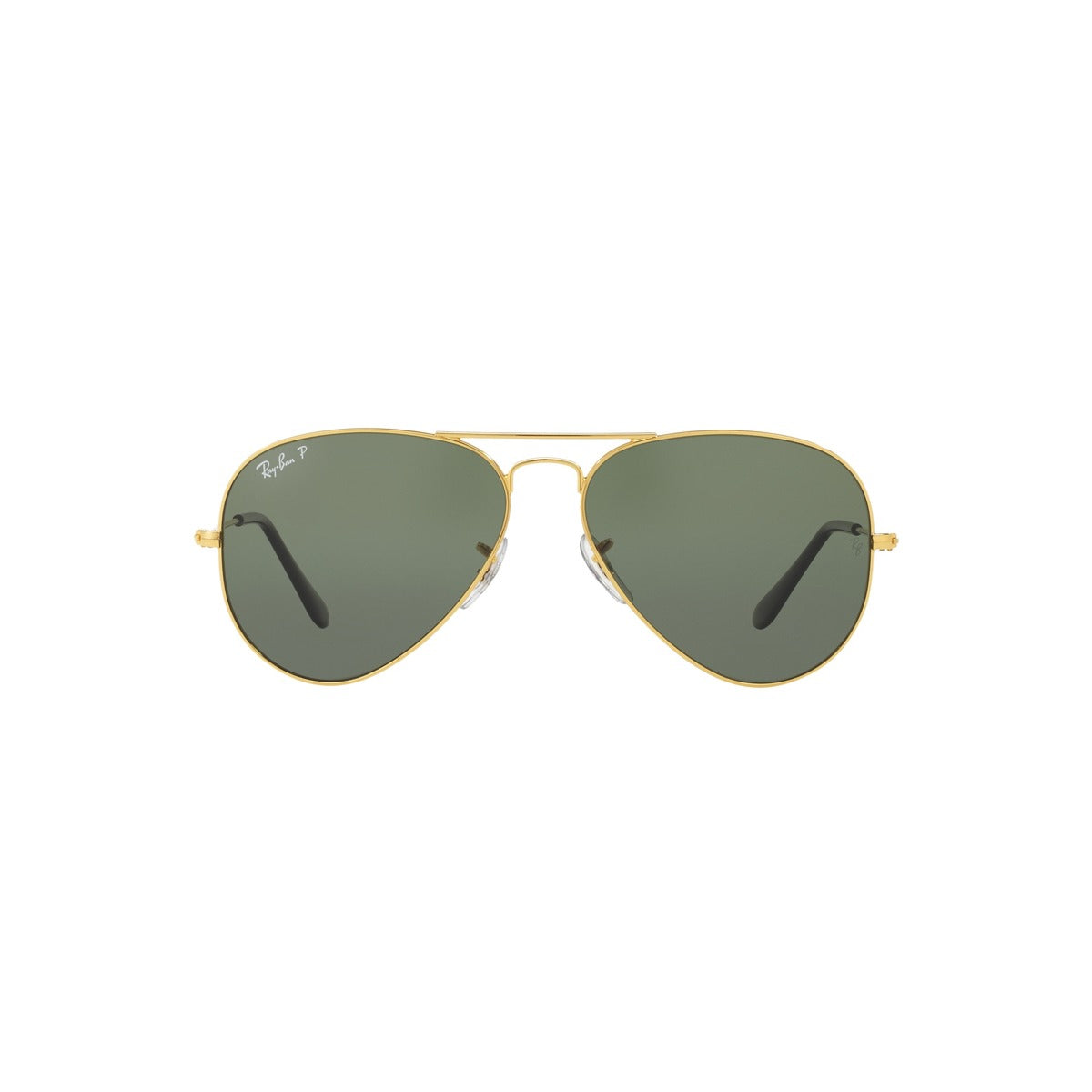 Ray-Ban RB3025I 001/58 Aviator Classic Sunglasses – Polarized Green Lenses, Gold Frame, 58mm