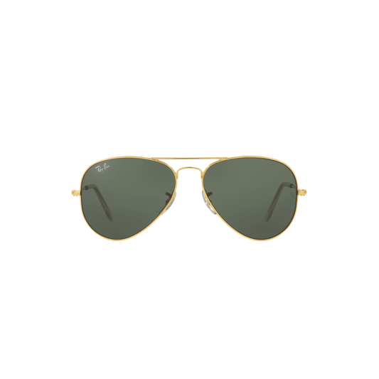 Ray-Ban Gold Full Rim Aviator Sunglasses RB3025I 0015 55 – Classic Stylish Eyewear