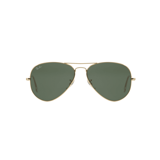 Ray-Ban Aviator Classic Sunglasses RB3025I L0205 58 – Timeless Gold Frame with G-15 Green Lenses