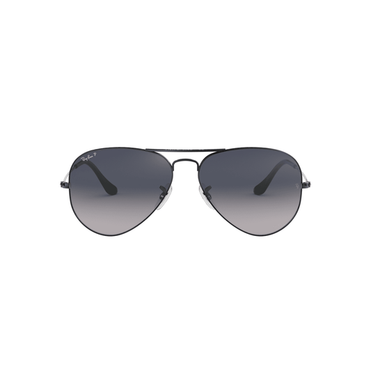 Ray-Ban RB3025 004/78 Aviator Sunglasses – Polarized Grey Gradient Lenses, Gunmetal