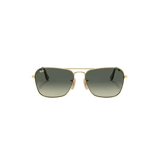 Ray-Ban RB3136 181/71 58 Polished Arista Gold Caravan Sunglasses – Classic Metal Frame