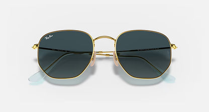 Ray-Ban RB3548N 91233M Unisex Irregular Sunglasses – 51mm Gradient Blue Lenses