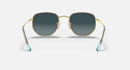Ray-Ban RB3548N 91233M Unisex Irregular Sunglasses – 51mm Gradient Blue Lenses